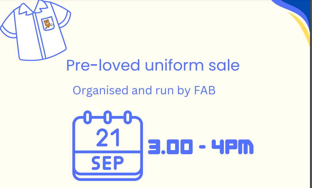 FAB School Uniform Sale Bonneville Primary School
